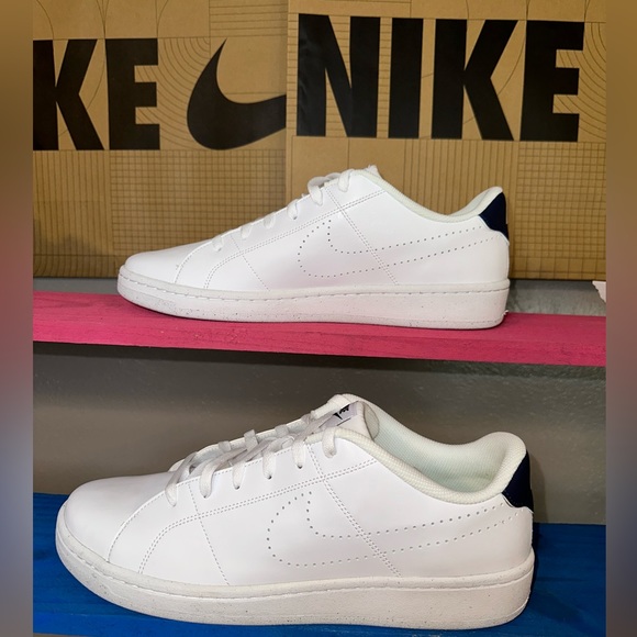 Men's Nike Court Royale 2 NN White/Midnight Navy-White (DX5939 102) - NEW - Picture 3 of 5